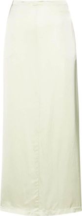 Fabiana Filippi drawstring-waist maxi skirt - women - Viscose - 38 - Green