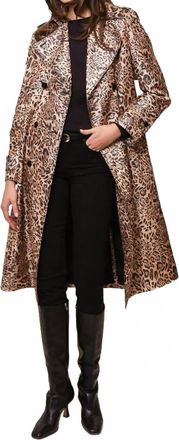 Hutch Vance Trench Over Coat In Natural
