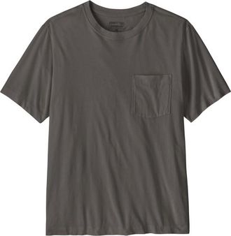 Patagonia Daily Pocket Tee T-Shirt f&uuml;r Herren | grau/braun