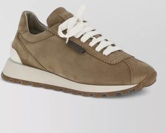 Brunello Cucinelli rubber platform low-top sneakers