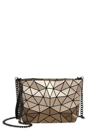 Patrizia Luca Slanted Square Convertible Clutch in Matte Gold/Bronze at Nordstrom Rack
