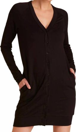 Alala Cardigan Dress In Black
