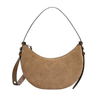 Tory Burch Tassen, Dames, Bruin, ONE Size, Su&egrave;de, Suede Crossbody Bag