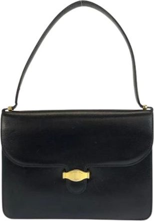 Dior Pre-owned Handbags, female, Black, Size: ONE SIZE Pre-owned Leather Shoulder Bag
