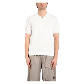 C.P. Company Polo Shirts, male, White, Size: XL Polo Shirt
