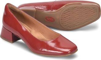 S&ouml;fft Womens Lillian Block Heel Pumps In Red