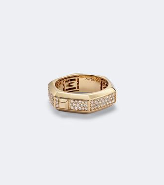 Messika Moderniste 18kt gold ring with diamonds