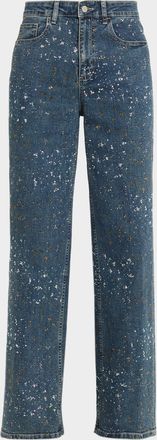 Libertine - Libertine Meteor Shower Baggy Jeans with Labels