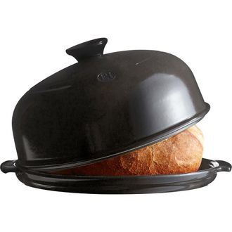 Emile Henry Flame Bread Cloche in Charcoal at Nordstrom