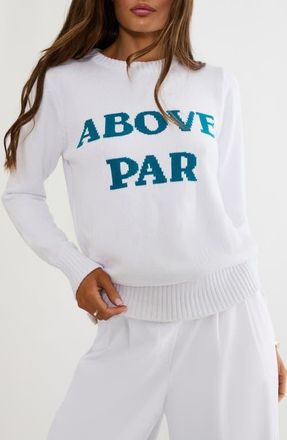 Beach Riot Jolene Cotton Blend Sweater in Above Par at Nordstrom, Size X-Small