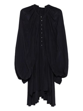 Lanvin Short Pleated Dress