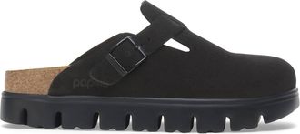 Birkenstock Womens Boston Chunky Papillio Clog In Black/black