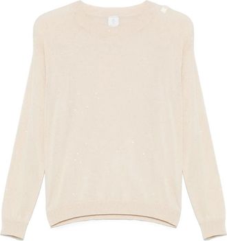 Eleventy Maglione con paillettes - Toni neutri