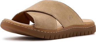 Born Adia Womens Sandals Taupe/Beige : 10 M, Suede