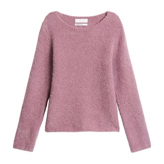 Marc O'Polo Boucl&eacute; Gebreide Pullover - Dames - Truien - Roze - Maat: XS Wol