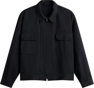 Woolrich Alaskan Shirt Jacket - Heren - Zomerjassen - Zwart - XL - Wol - Jassen