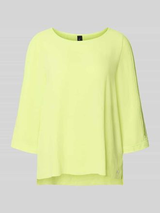 Marc Cain Blusenshirt mit 3/4-Arm in Neon Gelb, Gr&ouml;&szlig;e 36