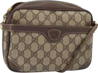 Gucci Pre-owned Cross Body Bags, female, Beige, Size: ONE SIZE Pre-owned Plastic Cross Body Bag