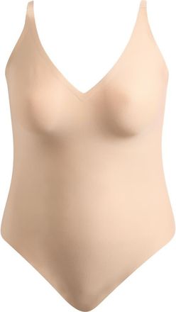 SKIMS Plunge Thong Bodysuit in Clay at Nordstrom, Size 4 X
