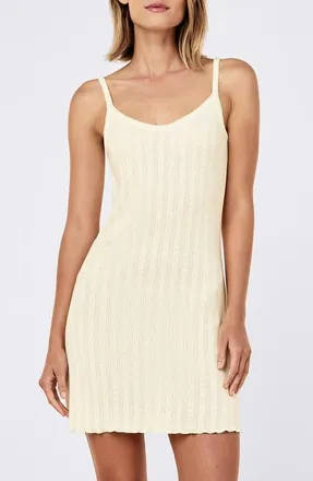 Papinelle Sleepwear Imogen Cotton Pointelle Nightgown in Buttercup at Nordstrom, Size X-Large