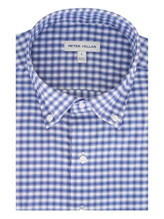 Peter Millar Conway Gale checked shirt - Blauw