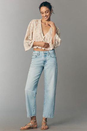 Pistola Denim Lexi Cotton Mid-Rise Straight Jeans