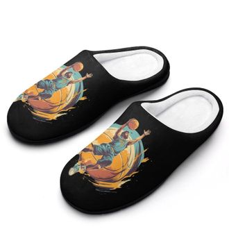 Generic Cool Basketball Player Mens Slippers Comfortable And Non-slip Cotton Slipper Shoe for House