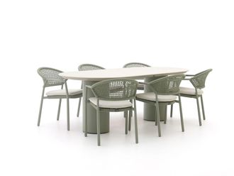 Hartman Hartman Taragona/Valencia 220cm dining tuinset 7-delig