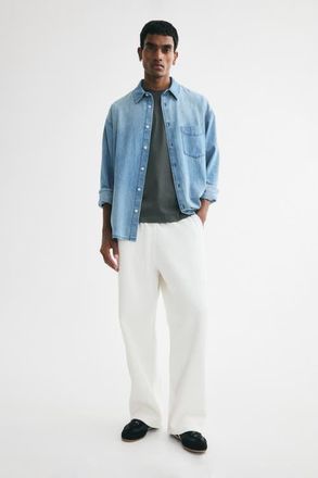H&M Loose Fit Sweatpants in White at Nordstrom, Size Xx-Large