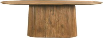 Moloo de comedor ovalada 10 personas 230 cm madera