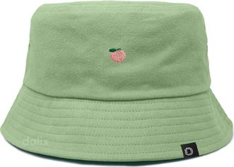 Dalix Lil Peach Bucket Hat in Turf Green at Nordstrom, Size X-Large