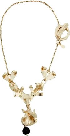 Valentino Garavani Valentino Floral Motif Metal Necklace