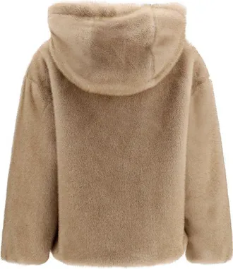 Herno Womens Beige Polyester Full-Length Jacket Clothing
