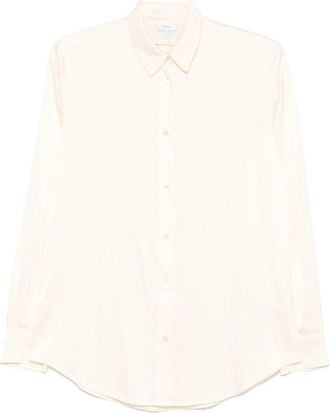 Forte_Forte Essential Heavy Stretch Silk Satin Shirt