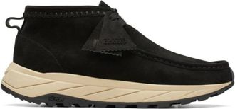 Clarks Wallabee Eden Black Suede Schoenen - Heren - Sneakers - Zwart - 42 EU - Leer - Schoenen