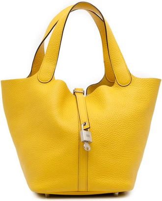 Herm&egrave;s Pre-owned Hermes Clemence Picotin Lock 22 Ladies YEZZFE5F6AJII41G