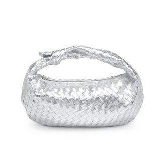 Urban Expression Dollie Hobo Woven Bag In Silver