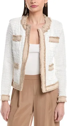 L'agence Agnes Tweed Denim Jacket