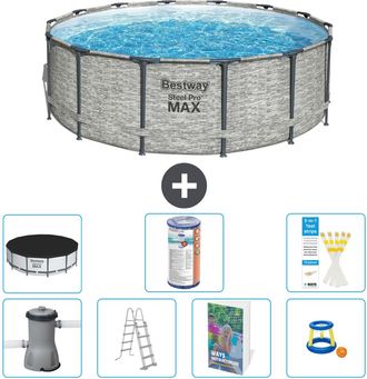 Bestway Piscina Bestway Steel Pro Max Redonda - 427x122 Cm - 8-piezas S541