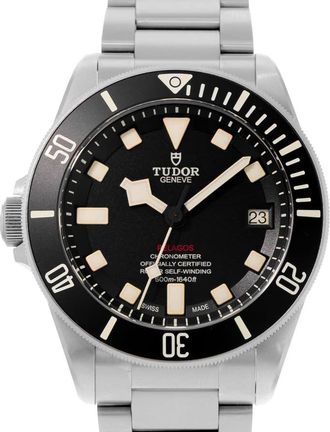 Tudor Pre-owned Tudor Pelagos Automatic Chronometer Black Dial Mens Watch 25610T