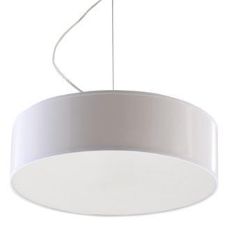 Sollux Lighting L&aacute;mpara de techo blanco cloruro de polivinilo alt. 111 cm