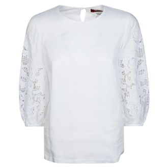 Max Mara Blouses, female, White, Size: XS Mstordine Top
