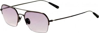 John Varvatos Mens V173GUN53 V173GUN 53 GUN Sunglasses - Silver - One Size