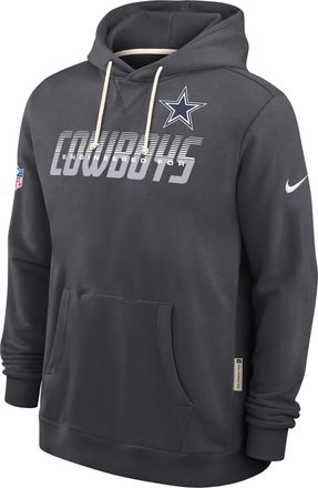 Nike Dallas Cowboys Sideline Standard Issue Nike Mens Dri-FIT NFL Pullover Hoodie in Blue | 03AZ06F7RD-SX8