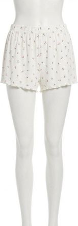 Z Supply Emmie Ditsy Floral Pointelle Short In Shell White