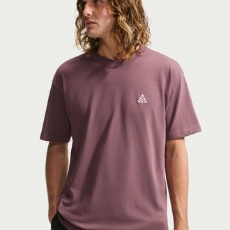 Nike Mens Nike ACG Short-Sleeve T-Shirt in Purple | DC5356-502