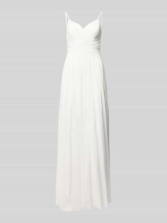 Mascara Brautkleid in Wickel-Optik in Offwhite, Gr&ouml;&szlig;e 32