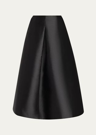 SIMKHAI Vexa Satin Midi Skirt