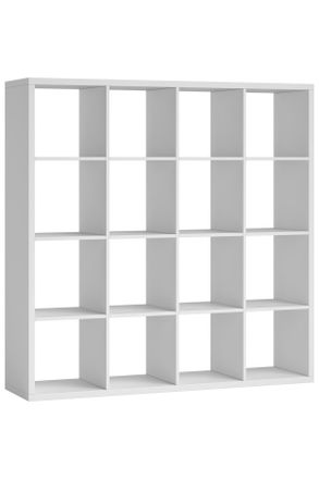 CARRYHOME Raumteiler, Wei&szlig;, Holzwerkstoff, 147x147x38 cm, Made in EU, Beim&ouml;bel erh&auml;ltlich, Wohnzimmer, Raumteiler, Raumtrenner