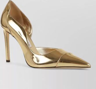 Jimmy Choo London brigitte stiletto 100 mirror heel pumps